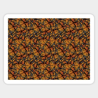 Monarch Butterfly Pattern Sticker